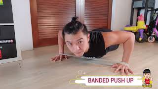 Mini band Tutorial (Upper Body)  - Banded Push up