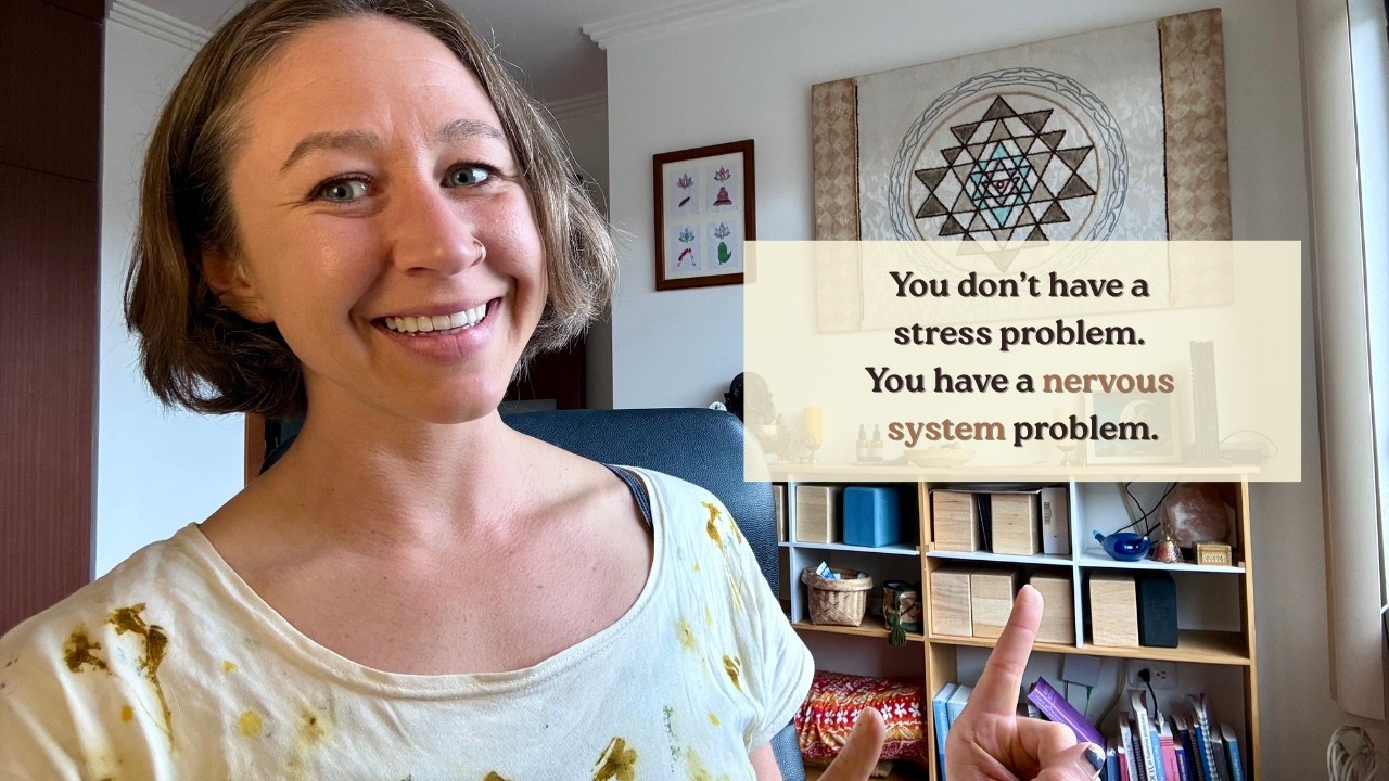 You don't have a stress problem. You have a nervous system problem.