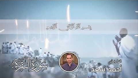 ايات الحج من سورة البقرة || القارئ احمد سعد