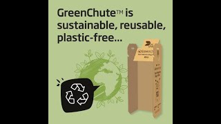 Meet GreenChute™!  Sustainable, Reusable, 100% recyclable Lawn Funnel