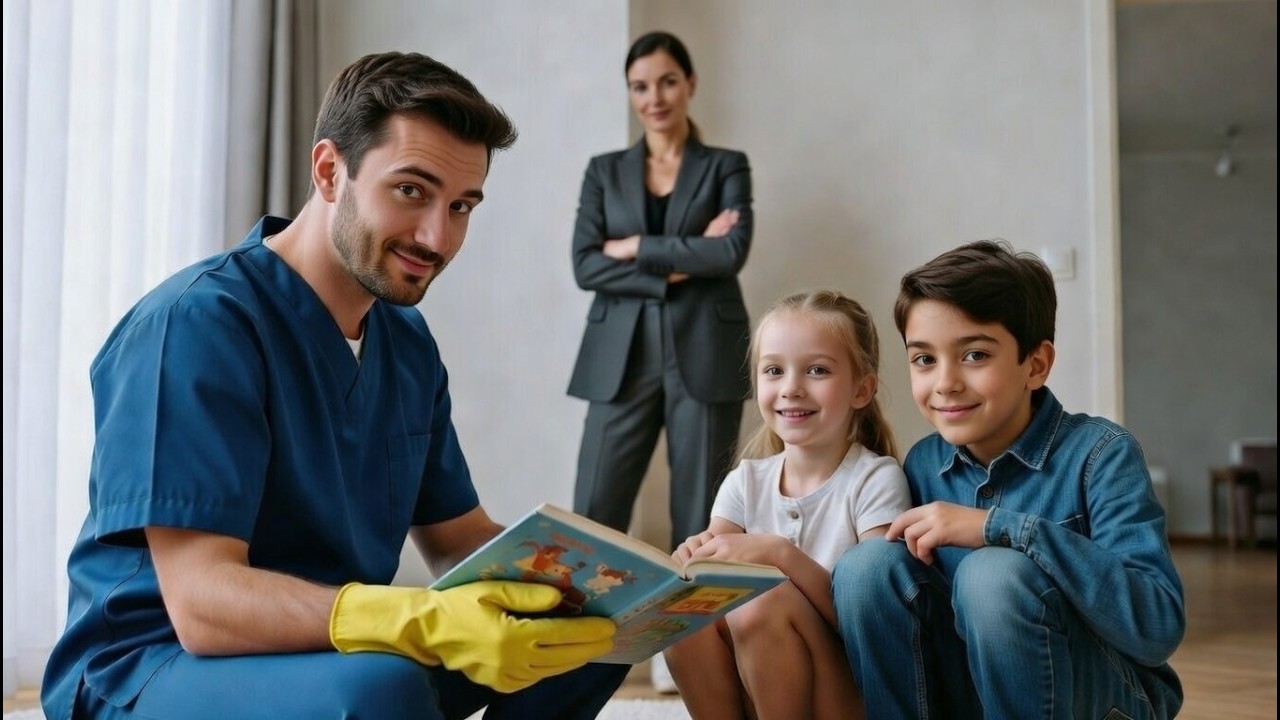 DIRECTORA MILLONARIA Ignoraba a Sus Hijos HASTA QUE EL EMPLEADO D ELIMPIEZA HIZO ESTO