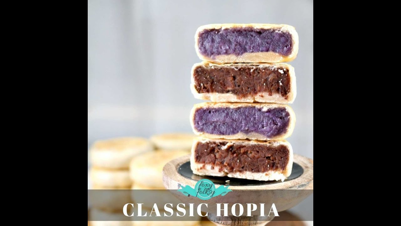 Hopia Recipe | Flaky Filipino Pastry with Mung Bean & Ube Filling
