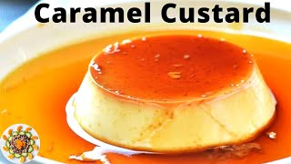 Caramel Custard Pudding with 3 Ingredients | How to Make Custard Pudding Without Oven