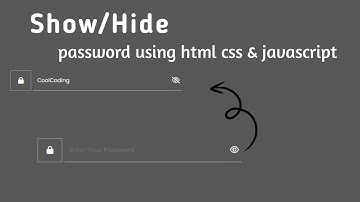 How to Create a Show/Hide Password Feature in HTML | Step-by-Step Tutorial