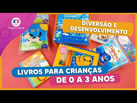 Os livros mais indicados para crianças de 0 a 3 anos