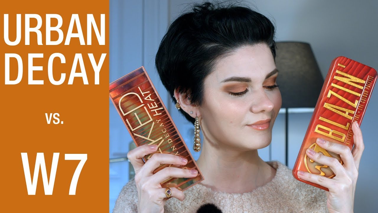 Urban Decay Heat vs. W7 Blazin' Far Paleti Karşılaştırması | Gerçekten Mudail mi?