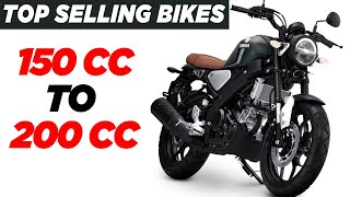 Top 10 BEST Selling 150cc to 200cc bike in india with price April 2022 | 10 Highest Selling Bike