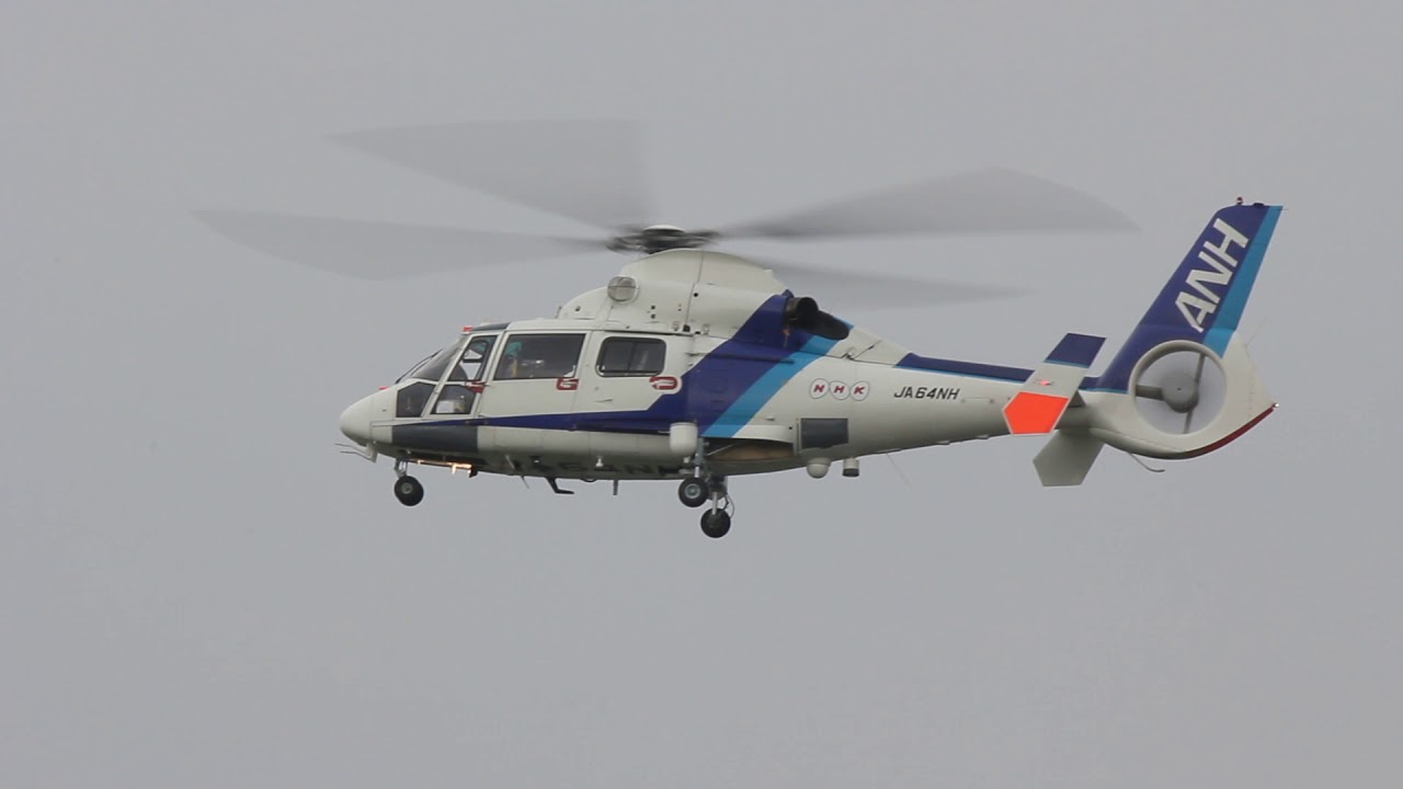Eurocopter AS365N2 Dauphin 2 (JA64NH) [All Nippon Helicopter] TGL RWY26 ...