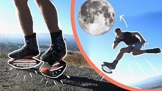 TRAMPOLINE SHOES.. BEST INVENTION EVER?! (24 hour challenge)