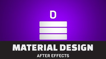 Material Design Animation Tutorial in After Effects