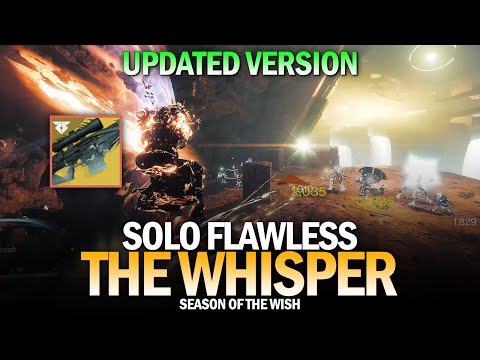 Solo Flawless The Whisper Exotic Mission (First Completion / New Version) [Destiny 2]
