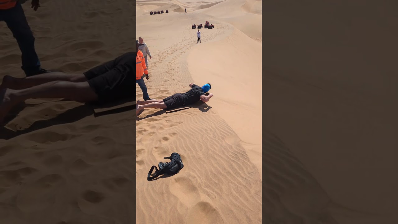 Sand Sledding Adventure in Walvis Bay, Namibia