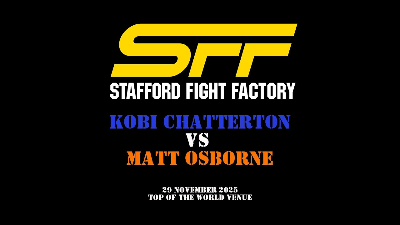 Boxing: SFF Night Kobi Chattertonvs Matt Osborne