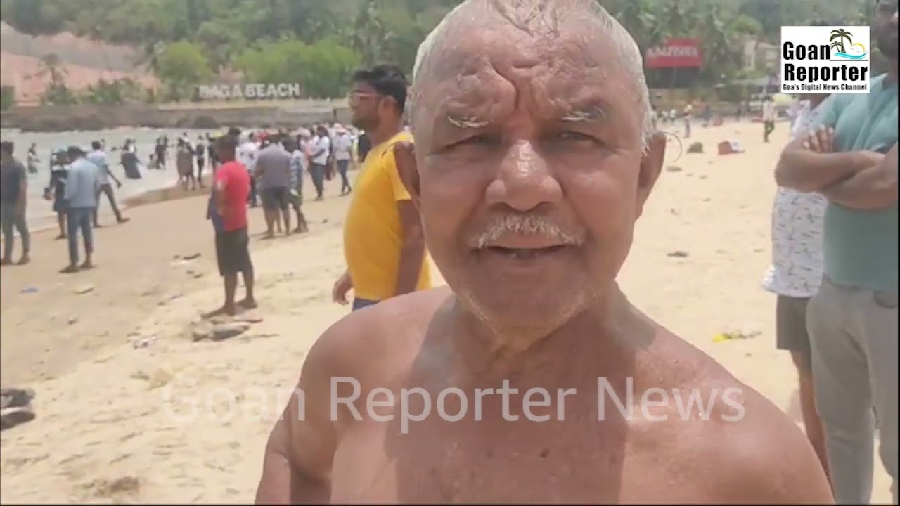 Goan Reporter News: North Goa Locals Flock to Baga Beach