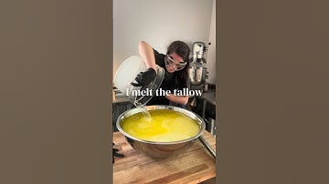 True Soap is Made from a Fat + Lye