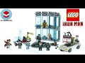LEGO Marvel 76216 Iron Man Armoury Speed Build