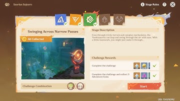 Stage III: Swinging Across Narrow Passes | Saurian Sojourn [ Genshin Impact ]