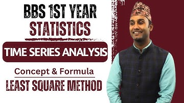Least Square Method in Nepali || Time Series Analysis || BBS 1st Year Business Statistics - Gurubaa