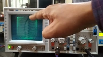 Lissajous figures in CRO