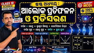 Light Reflection & Refraction Class 10th Odia Medium 🎯 Full Chapter One Shot | Physics ଆଲୋକ ପ୍ରତିଫଳନ