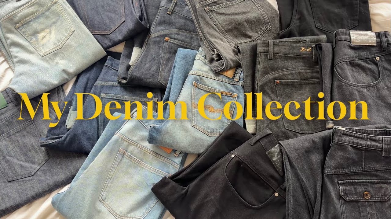 My Denim Collection - YouTube