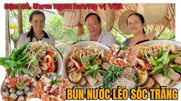 Cách nấu BÚN NƯỚC LÈO SÓC TRĂNG chuẩn thơm ngon, đậm đà hương vị Việt II HBMT
