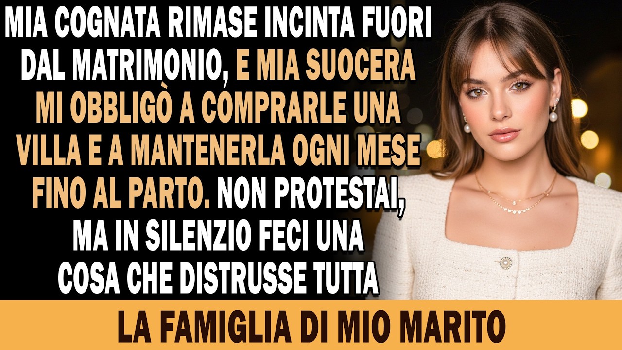 Ero appena rientrata dal lavoro quando mia suocera ha sbattuto un'ecografia sul tavolo e ha annunciato che avrei comprato a mia cognata una villa da un milione di euro e le avrei versato 2000 euro...
