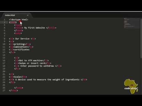 HTML and CSS in TWI#7 Parent Child Relationship