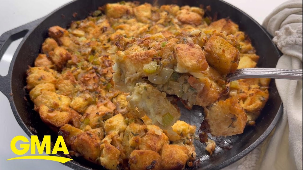 This skillet stuffing will complete your Thanksgiving meal l GMA