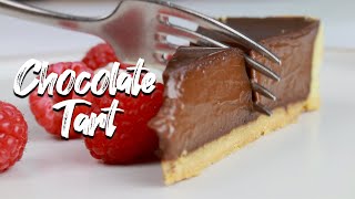 Melt In The Mouth Chocolate Tart Baked Chocolate Tart Recipe