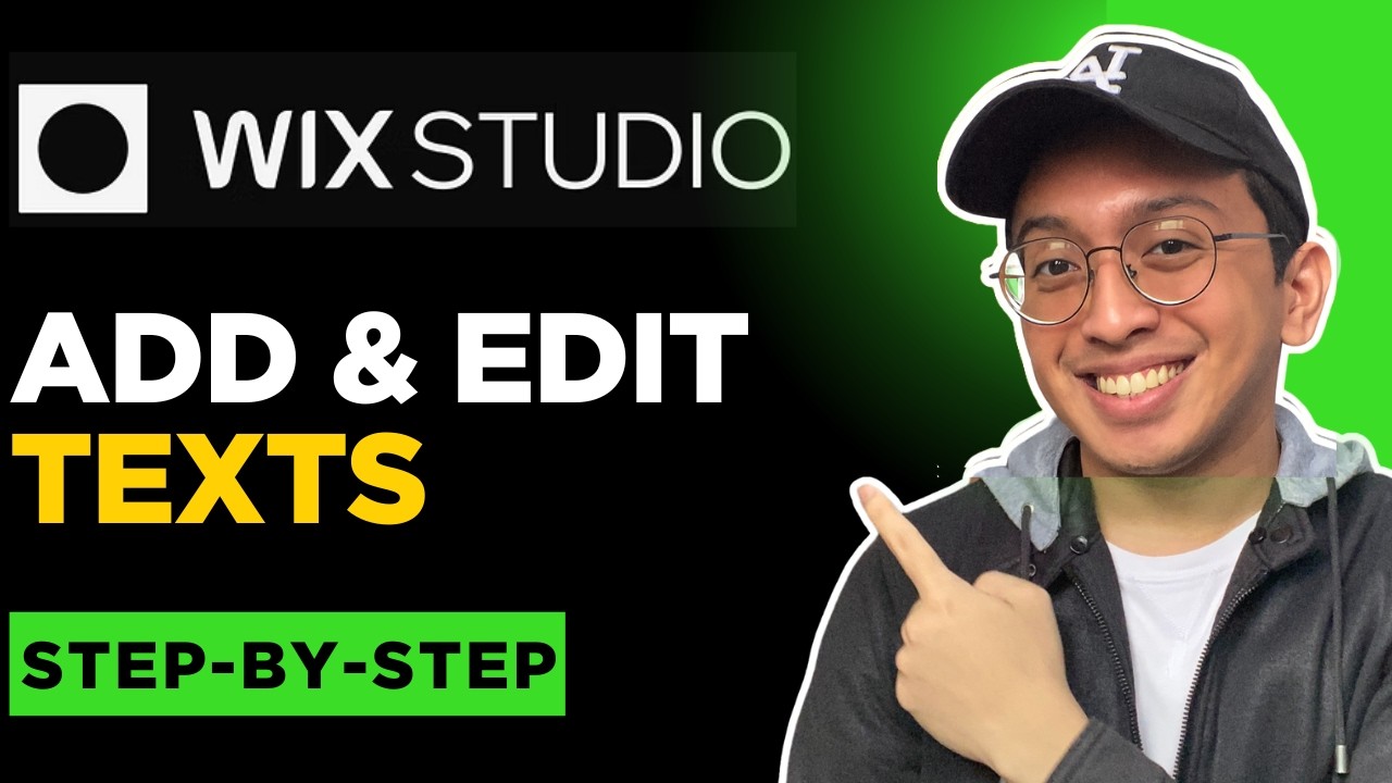 How to Add and Edit Text in Wix Studio | Customize Text - YouTube