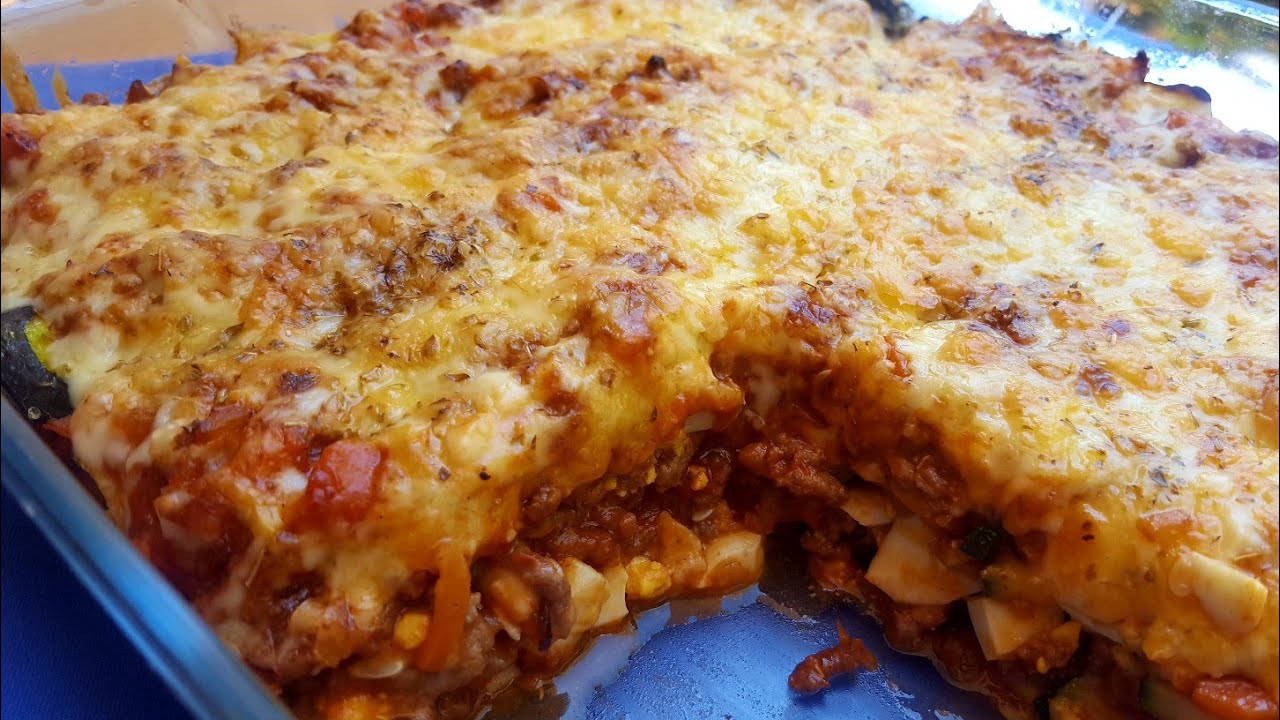 LASSAÑA BOLOÑESA(keto, cetogenica)SIN GLUTEN