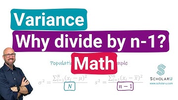 Variance: Why divide by n-1? Part 3: Mathematical