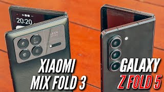 :  . XIAOMI MIX FOLD 3 vs GALAXY Z FOLD 5.  