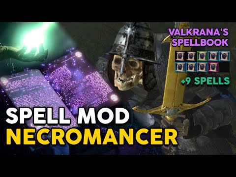 Valkrana's Spellbook - Necromancy Mod Baldur's Gate 3