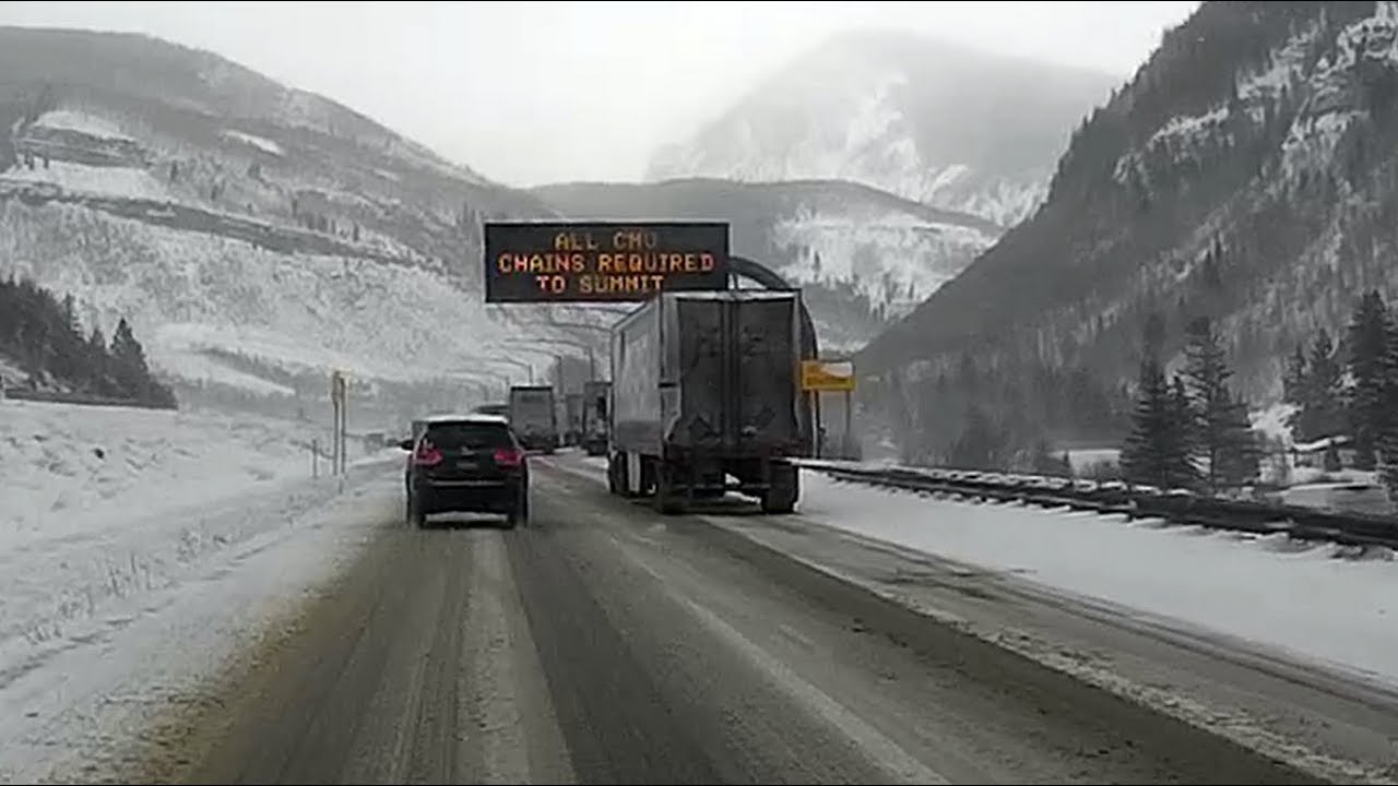 Colorado mountain driving on I70 YouTube