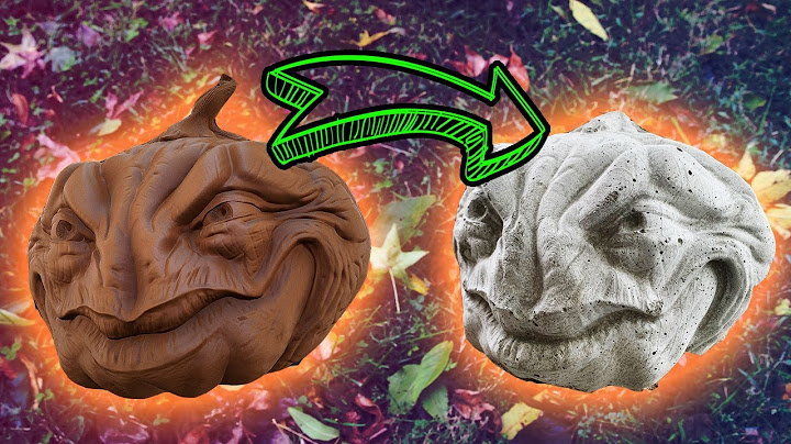 A digitális szobrászattól a betonig: Halloween tök hátborzongató vigyorral