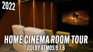 Home Cinema Room Tour 2022 916 Dolby Atmos 4K 