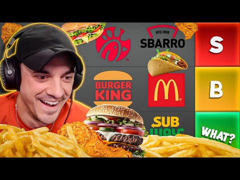 The Definitive Fast Food Tier List!