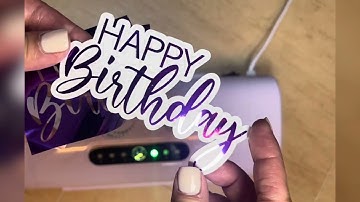 Making Foiled Sentiments with offset - with Cricut Maker3 & Fuse Foiling System