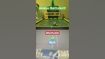 Whiplash vs Beta .. Carved Up .. Hexbug Battlebots  #hexbugbattlebots #hexbugvideos #battlebots