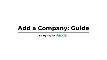 How to Add a New Company in SalaryPay | Singapore Payroll Software Tutorial by Acrafile