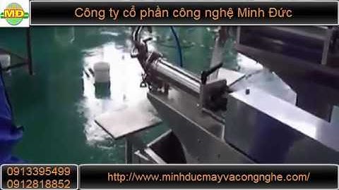 Máy chiết rót dung dịch chính xác Minh Đức