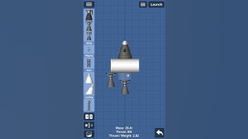 How to part clip in SFS no DLC #sfs #space #tutorial #flight #shorts #spaceflightsimulator