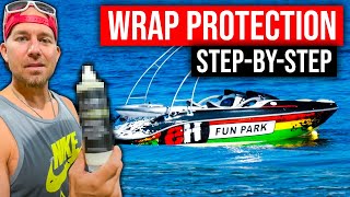 How To Protect The Vinyl Wrap On Your Boat (Boat Wrapping Protection) by Southwest Florida Marine Detail 1,008 views 2 years ago 5 minutes, 57 seconds