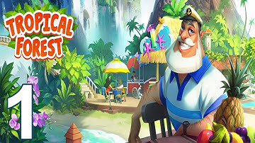 TROPICAL FOREST Story Gameplay Walkthrough Part 1 - DAY 1 (iOS Android)