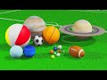 Planets and sports balls size comparison and names 3d for children baby what if omparison solar sys