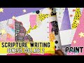 Collage in my Faith Happy Planner | Scripture Writing Plan Setup | Genesis