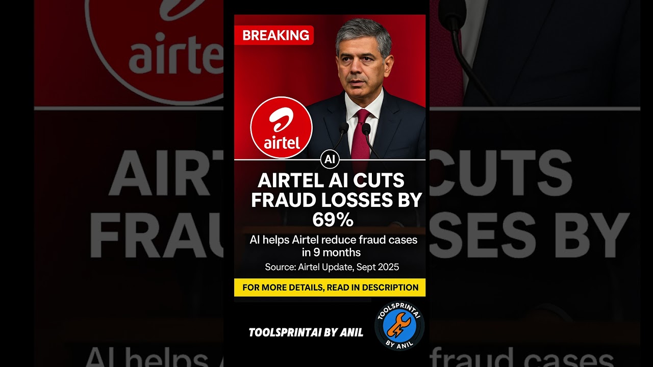 🚨 BIG WIN: Airtel AI Cuts Fraud by 69% in 9 Months | Future of AI in India 
