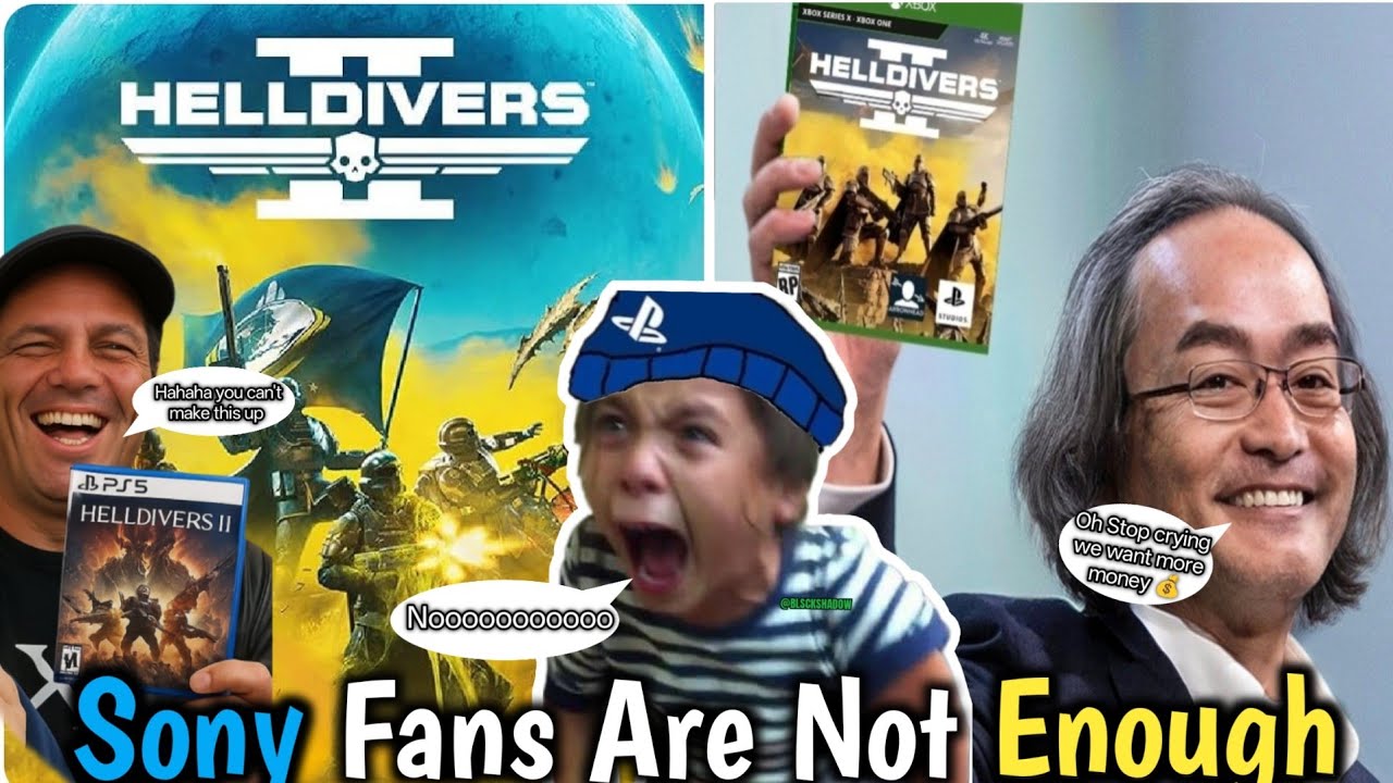 It's Obvious The PlayStation Community Is Not Enough 🤣 That Is Why Helldivers 2 Is Coming To Xbox 😆